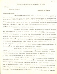[Carta] 1954 sept. 11, Córdoba, [Argentina] [a] Gabriela Mistral, Santiago