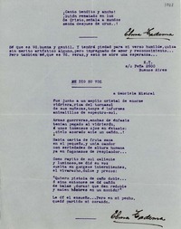 [Carta] 1954, Buenos Aires [a] Gabriela Mistral