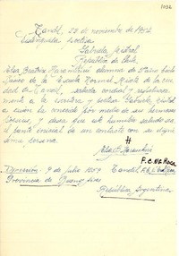 [Carta] 1954 nov. 22, Buenos Aires [a] Gabriela Mistral, Santiago
