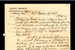 [Carta] 1933 abr. 1, Chillán [a] Gabriela Mistral, Madrid