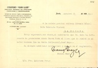[Carta] 1953, oct. 21, Junín, Argentina [a] Gabriela Mistral, La Habana