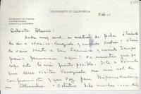 [Carta] [1947?] feb. 19, Berkeley, California, [EE.UU.] [a] [Gabriela Mistral]
