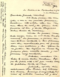[Carta] 1938 sept. 21, La Serena, [Chile] [a] Gabriela Mistral, La Habana, [Cuba]