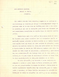 [Carta] 1933 sep. 8, Madrid, España [a] Gabriela Mistral, Madrid, España