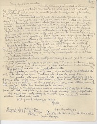 [Carta] 1944 ago. 24, Santiago, Chile [a] [Gabriela Mistral]