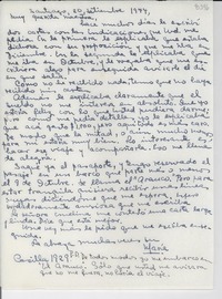 [Carta] 1944 sept. 20, Santiago, [Chile] [a] [Gabriela Mistral]