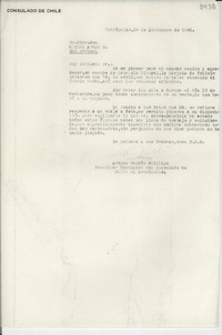 [Carta] 1945 dic. 24, Petrópolis [a] Pbro. Miguel Araya R., San Carlos, [Chile]
