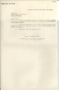 [Carta] 1945 dic. 24, Petrópolis [a] Cav. Alarcón Fernández, Río de Janeiro