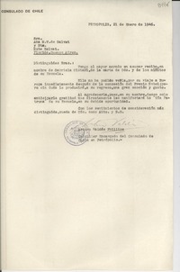 [Carta] 1946 ene. 21, Petrópolis [a] Ana M. V. de Salvat y Hebe Salvat, Buenos Aires