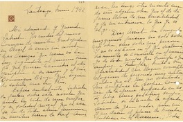 [Carta] 1942 jun, Santiago [a] Gabriela Mistral