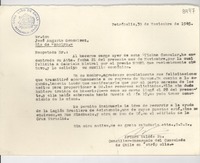 [Carta] 1945 nov. 30, Petrópolis [a] José Augusto Goncalvez, Río de Janeiro