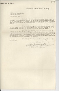 [Carta] 1945 dic. 4, Petrópolis [a] Charlotte Rosenfeld, Río de Janeiro