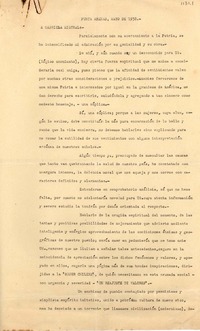 [Carta] 1938 may., Punta Arenas [a] Gabriela Mistral