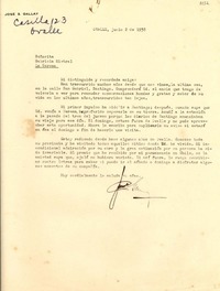 [Carta] 1938 jun. 2, Ovalle, Chile [a] Gabriela Mistral, La Serena