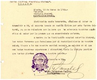 [Carta] 1943 mar. 13, Vicuña, [Chile] [a] Gabriela Mistral, Petrópolis