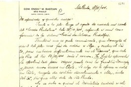 [Carta] 1944 feb. 18, São Paulo, Brasil [a] Gabriela Mistral