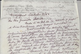 [Carta] 1956 oct. 3, Guayaquil [a] Gabriela Mistral