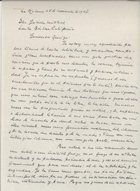[Carta] 1947 nov. 25, La Habana [a] Gabriela Mistral, Santa Bárbara, California