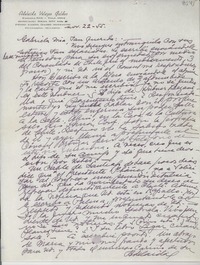 [Carta] 1955 nov. 22, Guayaquil, Ecuador [a] Gabriela Mistral