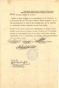 [Carta] 1944 oct. 15, Hurtado, Chile [a] Gabriela Mistral, Petrópolis, [Brasil]