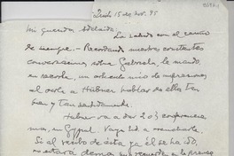 [Carta] 1955 nov. 15, Quito, [Ecuador] [a] Adelaida [Velazco Galdos]