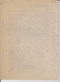 [Carta] [1939?] ene. 4, Madrid [a] Gabriela Mistral