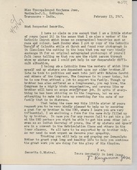 [Carta] 1947 Feb. 13, Travancore, India [a] [Gabriela] Mistral