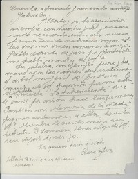 [Carta] Montevideo [a] Gabriela Mistral