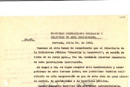 [Carta] 1945 jul. 1, Hurtado, [Chile] [a] Gabriela Mistral, Petrópolis, Brasil