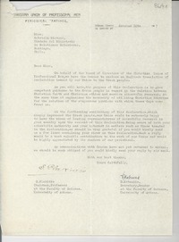 [Carta] 1947 Oct. 10, Atenas, [Grecia] [a] Gabriela Mistral, Santiago, Chile