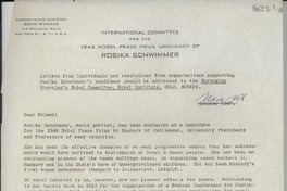 [Carta] 1948 mayo, [New York] [a] Gabriela Mistral