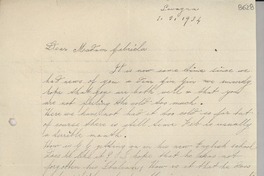 [Carta] 1934 feb. 1, Lavagna, [Italia] [a] Gabriela Mistral