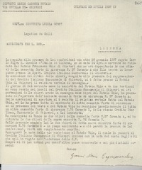 [Carta] 1937 abr. 23, Chiavari, [Italia] [a] Lucila Godoy, Lisboa