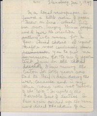 [Carta] 1947 Jan. 1, Flensburg, [Alemania] [a] [Gabriela Mistral]