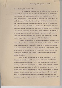 [Carta] 1948 jul. 21, Würzburg, [Alemania] [a] [Gabriela Mistral]