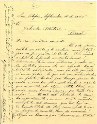 [Carta] 1945 sept. 16, San Felipe, [Chile] [a] Gabriela Mistral, Brasil