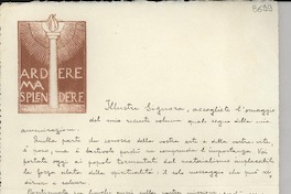 [Carta] 1946 febbr. 6, Roma [a] Gabriela Mistral