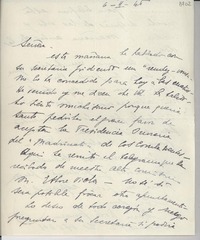 [Carta] 1946 feb. 6, [Italia] [a] Gabriela Mistral