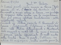 [Carta] 1946 febbr. 8, Roma [a] Gabriela Mistral