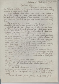 [Carta] 1946 febbr. 21, Colloredo di Prato, [Italia] [a] Gabriela Mistral