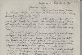 [Carta] 1946 febbr. 21, Colloredo di Prato, [Italia] [a] Gabriela Mistral