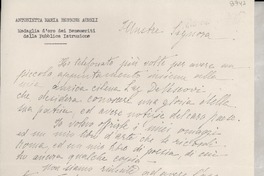 [Carta] [1946], Roma, [Italia] [a] [Gabriela Mistral]