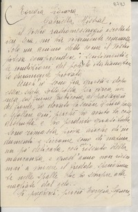 [Carta] [1946], Rimini, [Italia] [a] Gabriella [i.e. Gabriela] Mistral