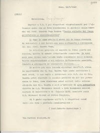 [Carta] 1940 feb. 12, Roma, [Italia]