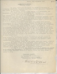 [Carta] 1947 sett., Monza, Italia [a] Gabriela Mistral