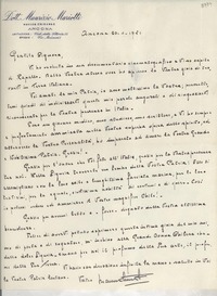 [Carta] 1951 ene. 20, Ancona, [Italia] [a] [Gabriela Mistral]