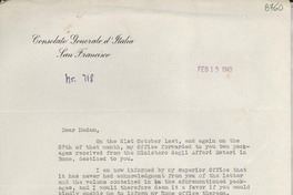 [Carta] 1949 feb. 15, San Francisco, [Estados Unidos] [a] Gabriela Mistral, Santa Barbara, California
