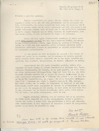 [Carta] 1951 genn. 10, Nápoles [a] Gabriela Mistral