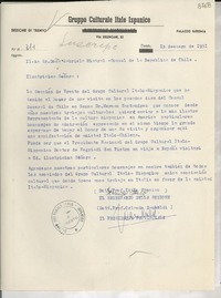 [Carta] 1951 ene. 13, Trento, [Italia] [a] Gabriela Mistral