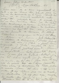 [Carta] 1951 febr. 20, Turin, [Italia] [a] [Gabriela Mistral]